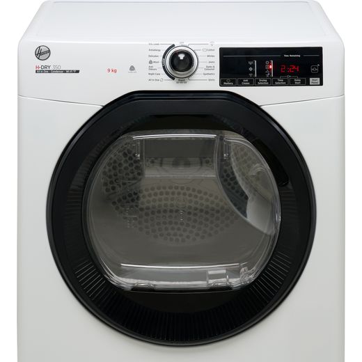Hoover H-DRY 350 HRE C9TBE-80 Wifi Connected 9Kg Condenser Tumble Dryer - White - Control panel